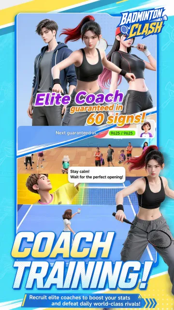 Badminton Clash player customization screenshot
